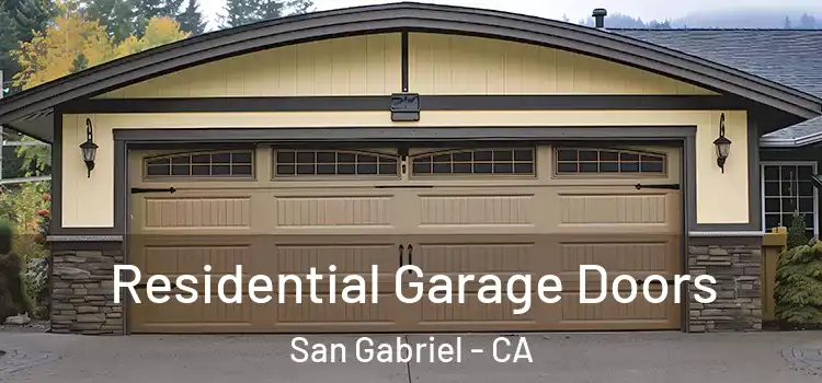  Residential Garage Doors San Gabriel - CA